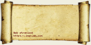 Tadej Rnić vizit kartica